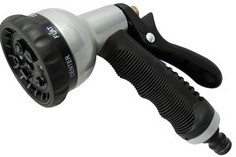 Пистолет 8-ми функциональный металлический, хромированный  AP 2005R 