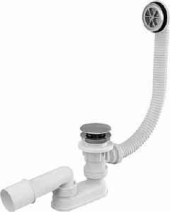 #Сифон для ванны A505CRM CLICK/CLACK хромированный пластик "ALCAPLAST" /сифон д/ванны автомат Click Clack пластик AG210132160/A505CRM Alcadrain