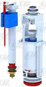 АНИ WC8520C Арматура комплект, хром кнопка, впуск ниж. 1/2" лат. резьба