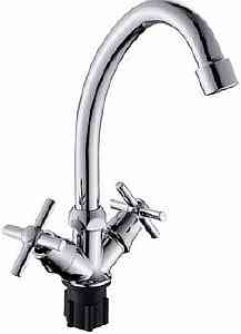 КУХНЯ  ЭВЕРЕСТ  B49-316  1/2" к  с выc. изливом НА ГАЙКЕ (2 шт. в коробке) 