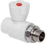ПП  Кран шаровый  д/радиат. ПРЯМ. 25х3/4"  Aqualink 