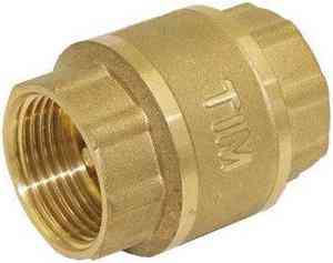 Клапан обратный С ЛАТ.СЕРД. 11/4"  ВР-ВР TIM