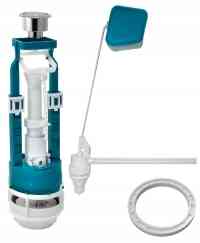 АРМАТУРА  ДЛЯ УНИТАЗА   БОКОВ подв  МЕТ КНОП      ИНКОЭР     (СБ1-Бм-А-В)  (3-1-2-4) /