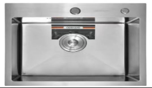 МОЙКА Diadonna PRO 600*500*200 Цвет Сатин, Верх-3.0 мм, Толщина стали: Верх-3.0 мм, чаша 0,8мм., сифон 3 1/2" в комплекте