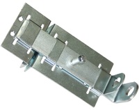 Задвижка дверная Кунгур ЗД-04 цинк 120мм (10)