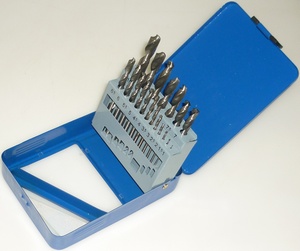 Набор свёрл по мет 19пр 1-10мм в мет коробке SparkLux/Expert /50