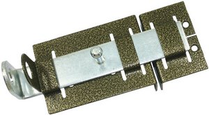 Задвижка дверная Кунгур ЗД-04 пол.бронза (10)