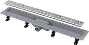 #Желоб водоотв. APZ8-950M С перф. реш. из нерж. стали Simple 8 матовая "ALCAPLAST" Выводим из ассортимента!