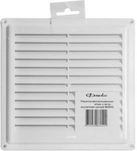 РЕШЕТКА  вентиляц  175 *240  накладн пластик с моск сетк   ФЛЕКС