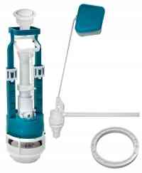 АРМАТУРА  ДЛЯ УНИТАЗА   БОКОВ подв  БЕЛ КНОП      ИНКОЭР     (СБ1-Бм-Б-В)  (3-1-1-4) /