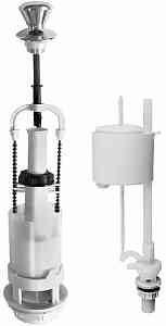 АРМАТУРА В БАЧОК  BERGES Eko 01 нижн./подв  ХРОМ ШТОК. 