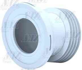 АНИ W1228 Труба фановая д/унитаза, угол 14гр., выпуск 110, (L104мм)