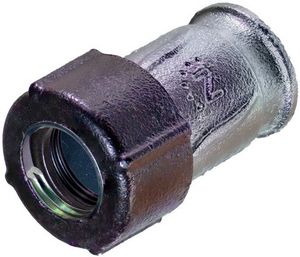 Обжимной патрубок из чугуна  11/2"  внутр. резьба  TIM