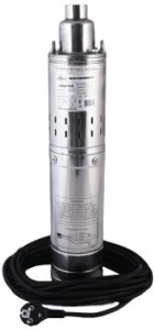 Скважинный насос JEMIX ВН-4-106-32 (4-QGB-1-57М)  ВИНТ нас Ø 102 mm (4")  КАБ 25 м. 370 ВТ Макс. нап 106 м. Встр. блок упр.