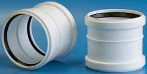 КНЛ  110  МУФТА  двухраструбная БЕСШУМНАЯ "ПОЛИТЭК"