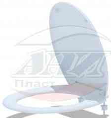 Сиденье для унитаза АНИ ПЛАСТ WS0100 (с крепл.)