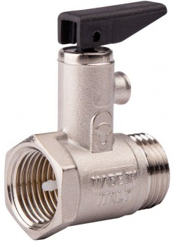 Клапан для водонагревателя с курком 3 бара 1/2" ВР-НР TeRma арт.33919